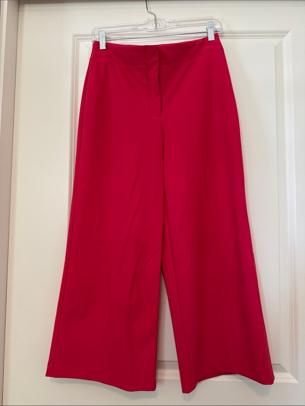 Christian Siriano Vibrant Fuchsia Wide-Leg Trousers